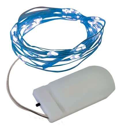 LED Fairy Lights - 2 Meter / Battery Operated - Blue