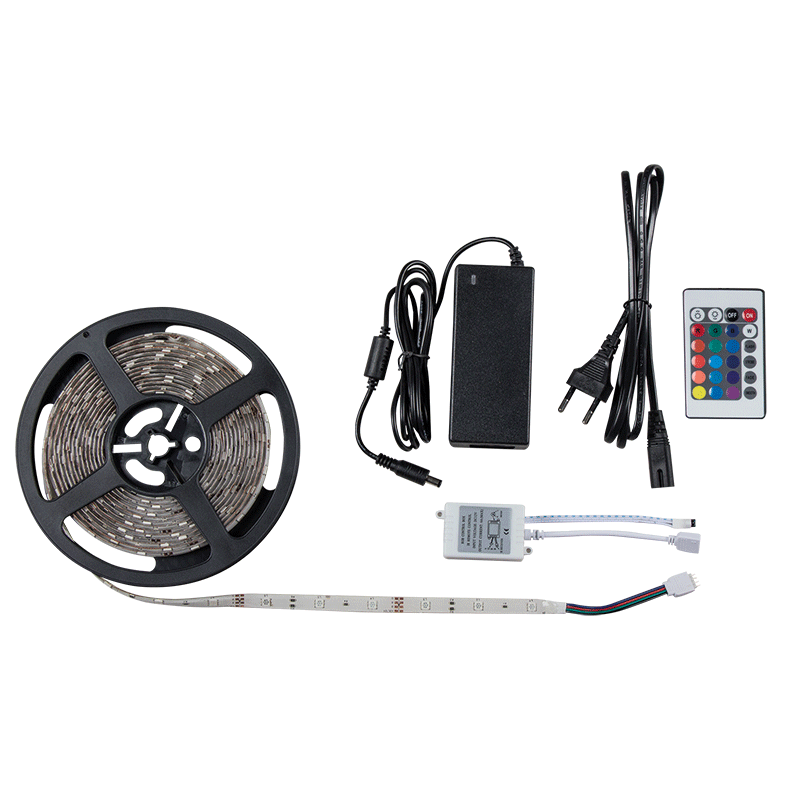 LED 5m RGB Striplight Kit