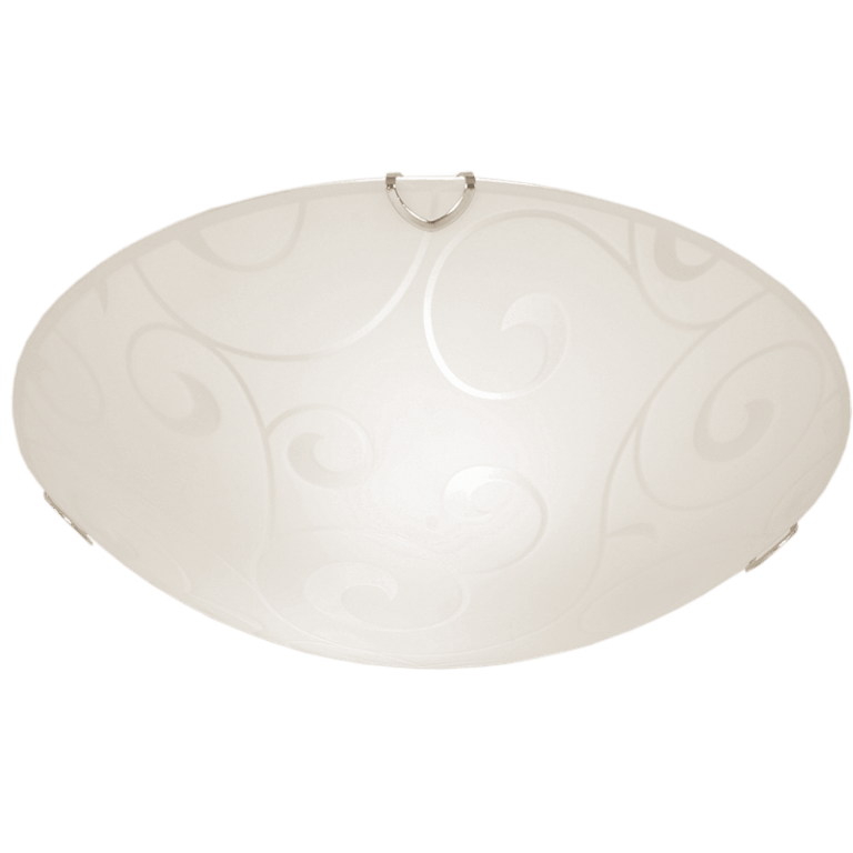 Small Patterned Glass Ceiling Fitting