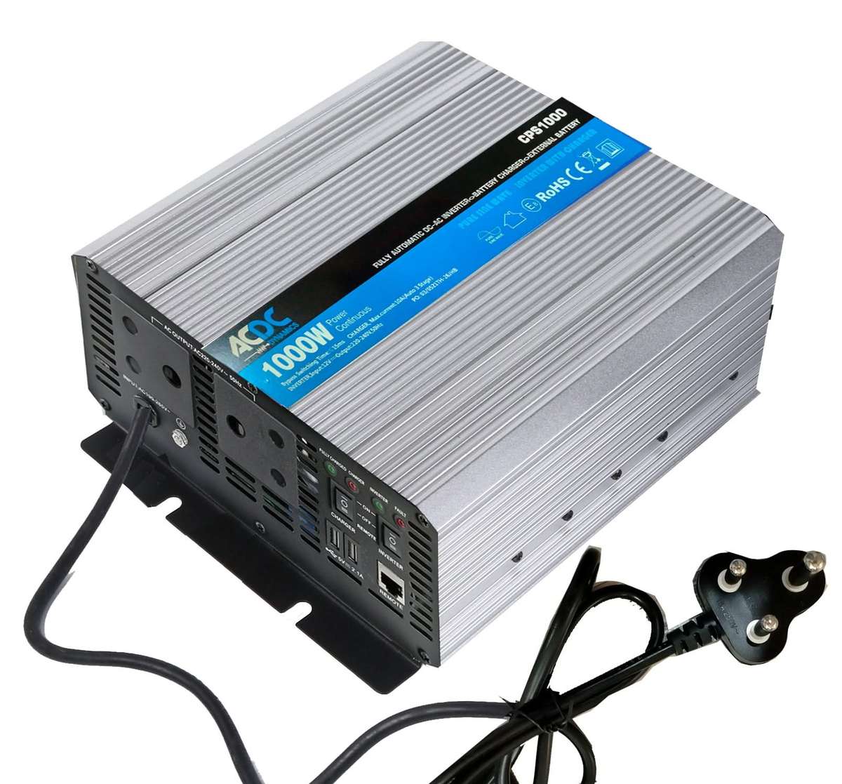 1000W Pure Sine Wave Inverter and Charger
