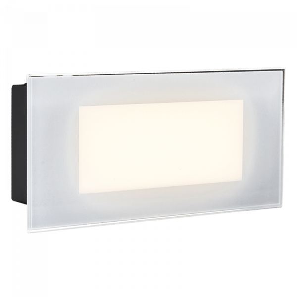 LED Footlight Polycarbonate Base with Glass Cover IP65