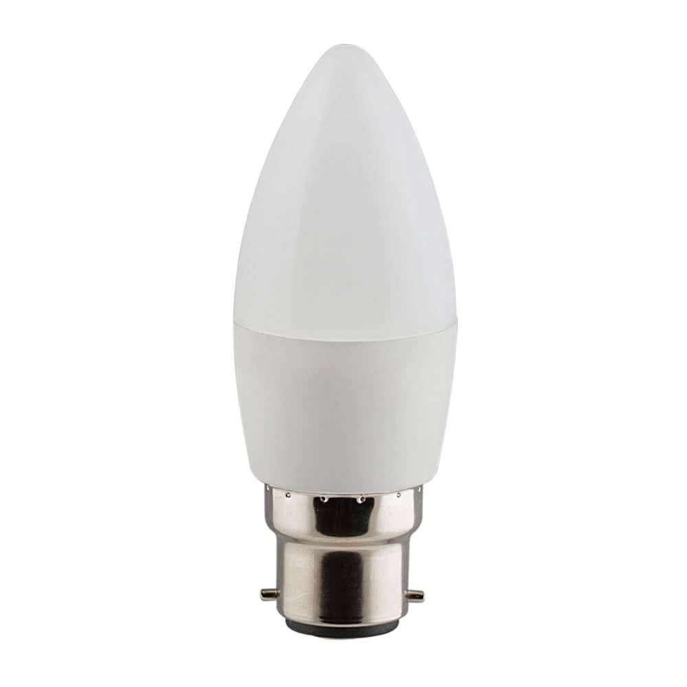 4.5W Dimmable Candle LED Bulb  B22, 4000K Cool White