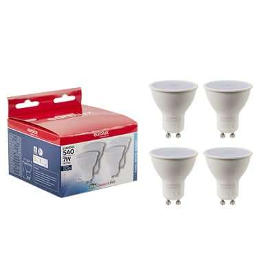 LED Downlight - 7W GU10 (4 Pack) - Cool White (4000K)