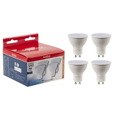 LED Downlight - 7W GU10 (4 Pack) - Cool White (4000K)