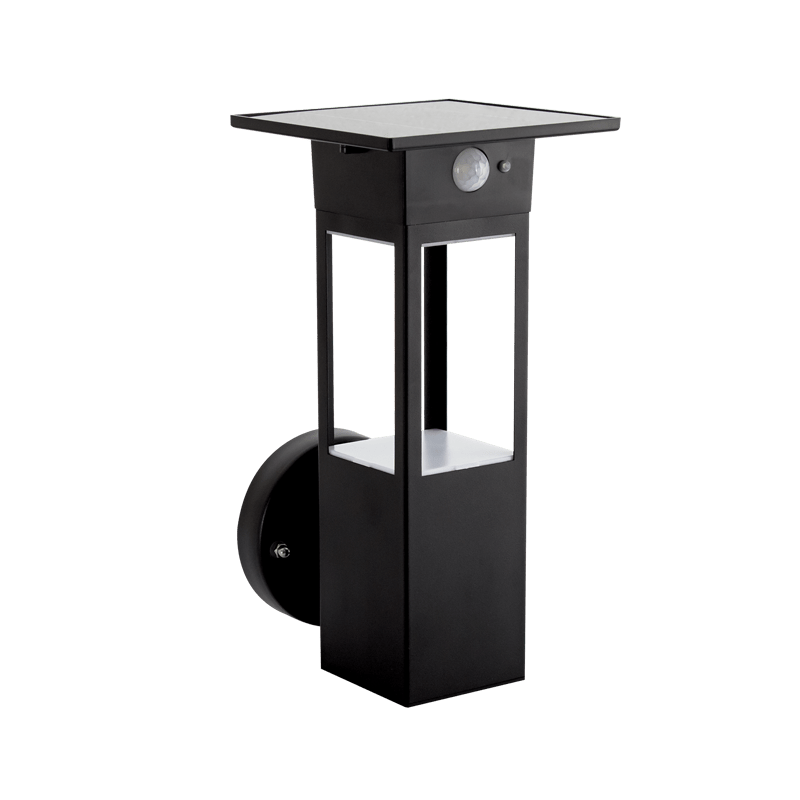 Outdoor Solar LED Sensor Wall Lamp Square