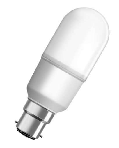 Osram LED Bulb - 7 / 9 Watt Stick Light - 9W / B22 / Daylight (6500K)