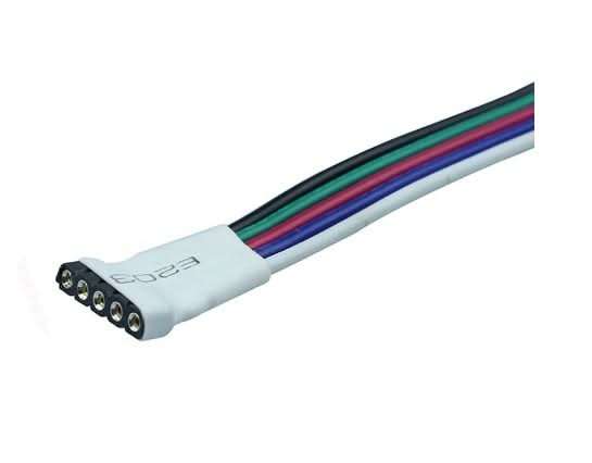 RGBW LED Strip Light Connectors (5-pin to wire)