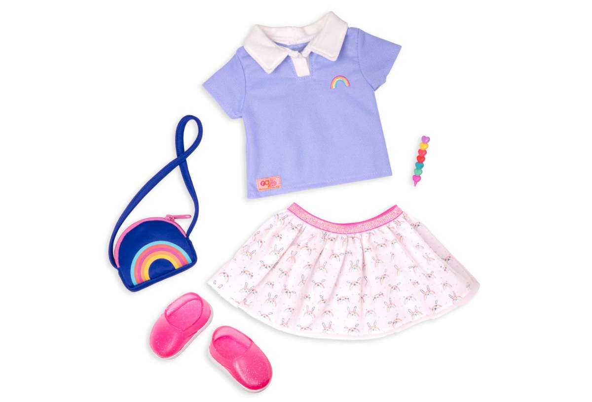 OG Regular Print Skirt Outfit - Rainbow Academy