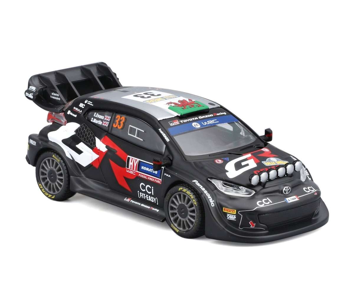WRC 2024 Toyota GR Yaris Rally 1 Hybrid (scale 1 : 43)