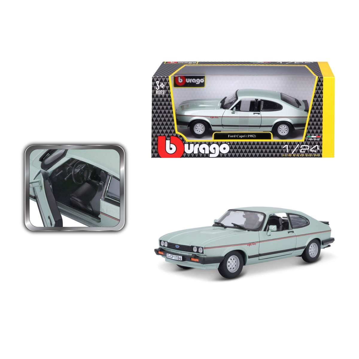 Ford Capri 1982 Moth Green (scale 1 : 24)