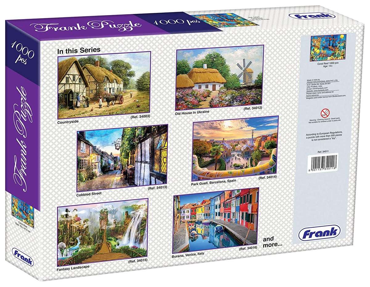 Puzzle 1000pc Coral Reef