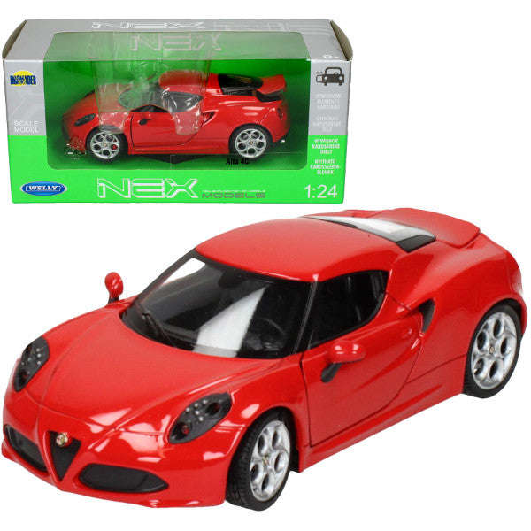 Alfa Romeo 4C Red (scale 1 : 24)