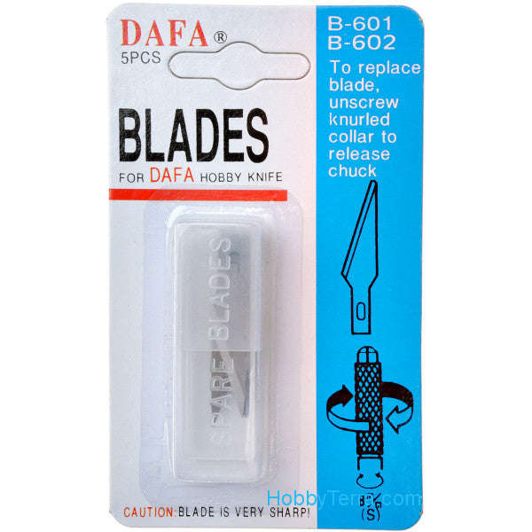 DAFA Art Knife Soft Grip Handle & Spare Blades Set (Carded)