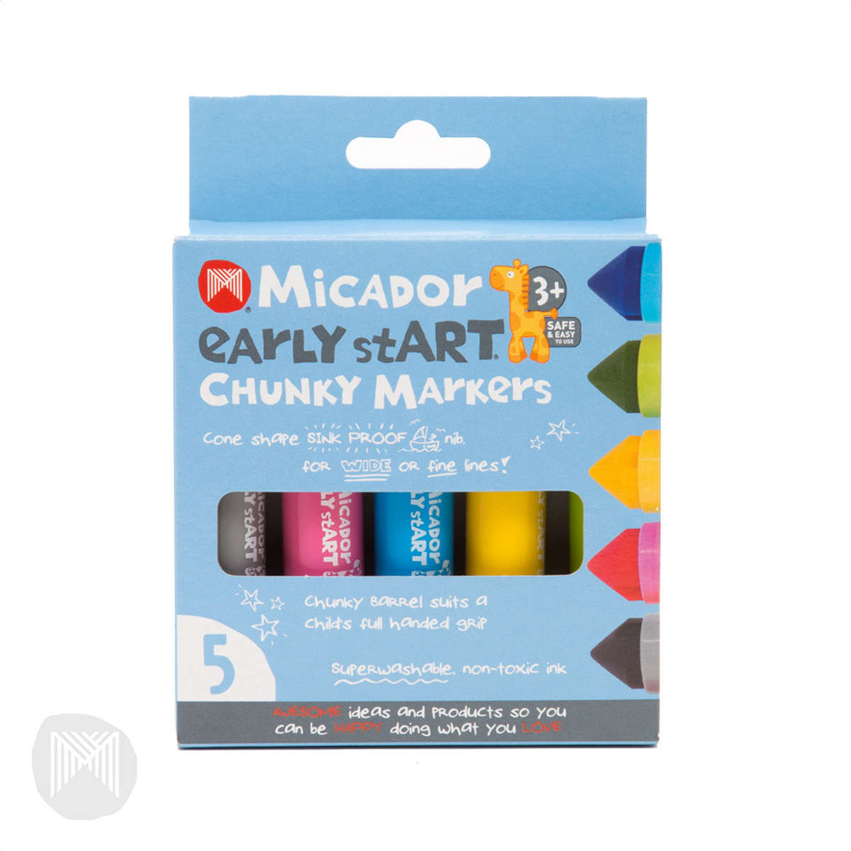 Early Start Chunky Markers 5pc (Micador)