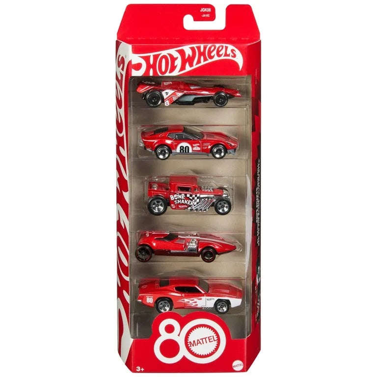 Hot Wheels 80 Anniversary 5pc