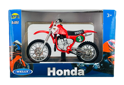 Honda CR250R Red 1987 (scale 1 : 18)