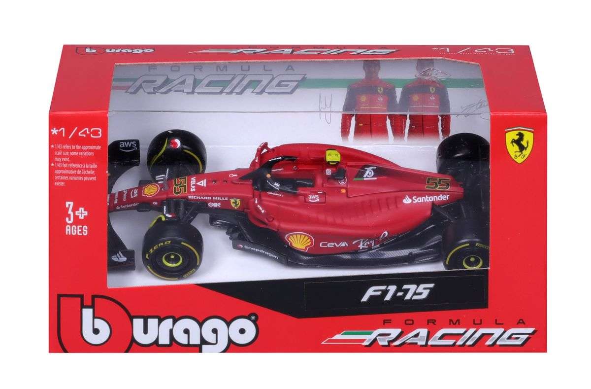 #55 Carlos Sainz - Scuderia Ferrari F1-75 2022 (scale 1 : 43)