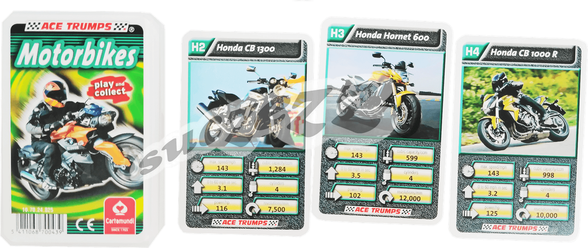 Motorbikes Trump Cards