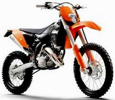 KTM 450 EXC-09 ORANGE 1/12