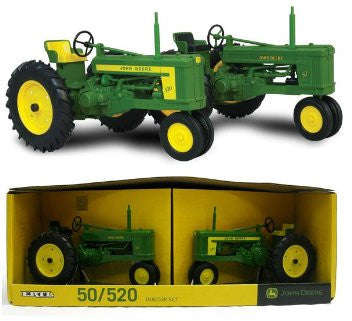 JOHN DEERE 50 AND 520 TRACTOR SET 1/16
