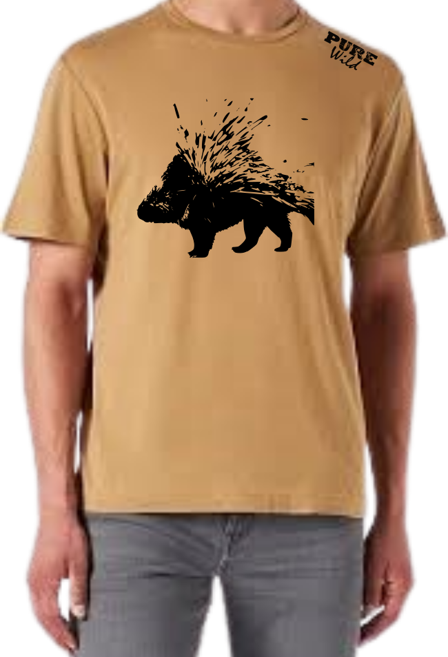 Porcupine T-Shirt For A Real Man