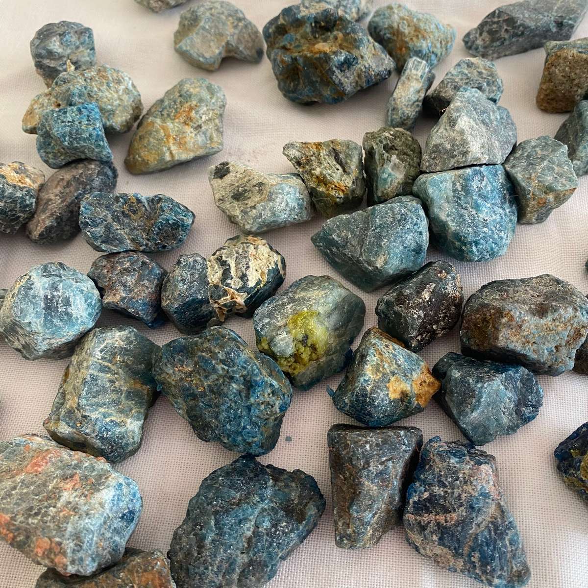 Blue Apatite Rough Piece