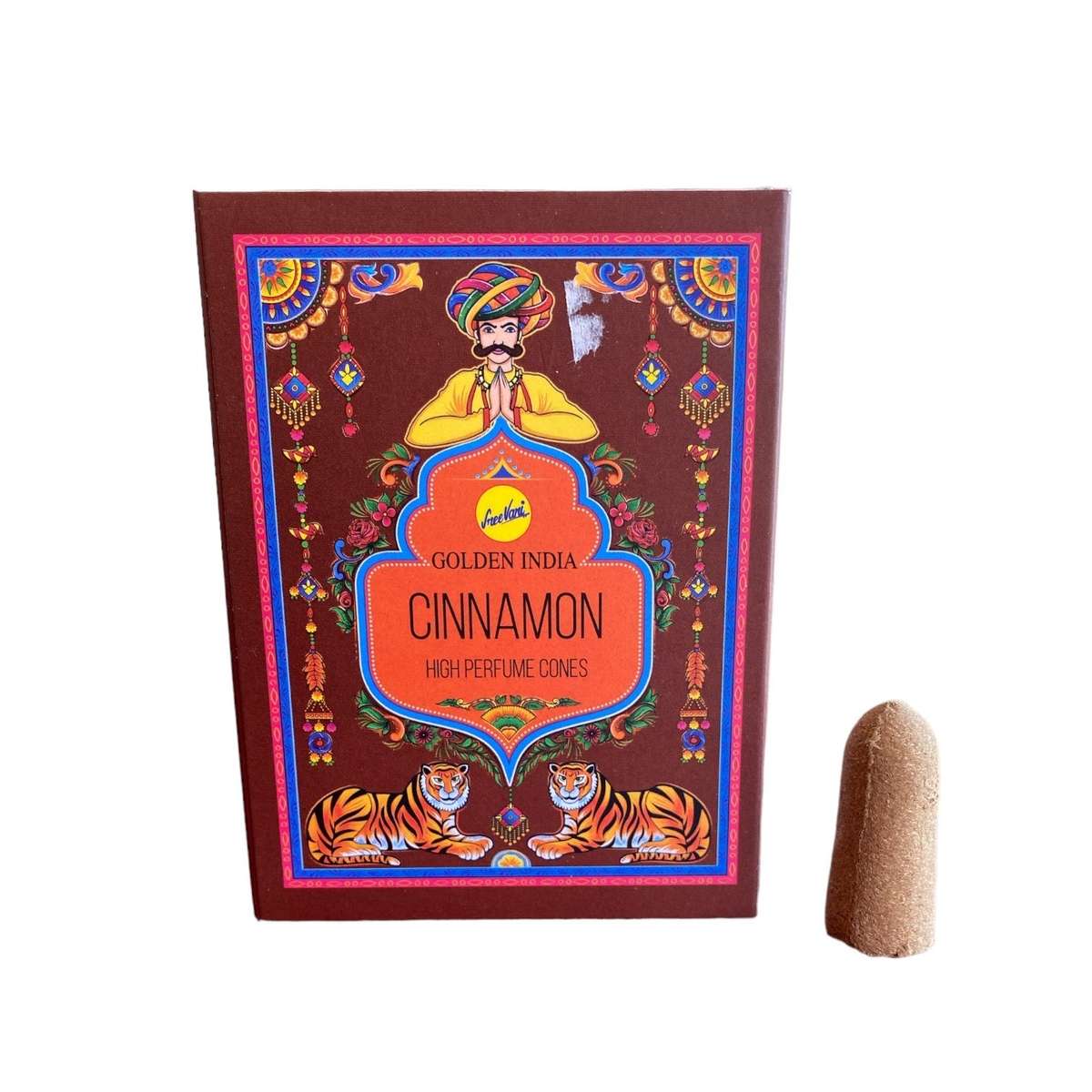 Golden India Incense Cones - Assorted - Backflow Incense