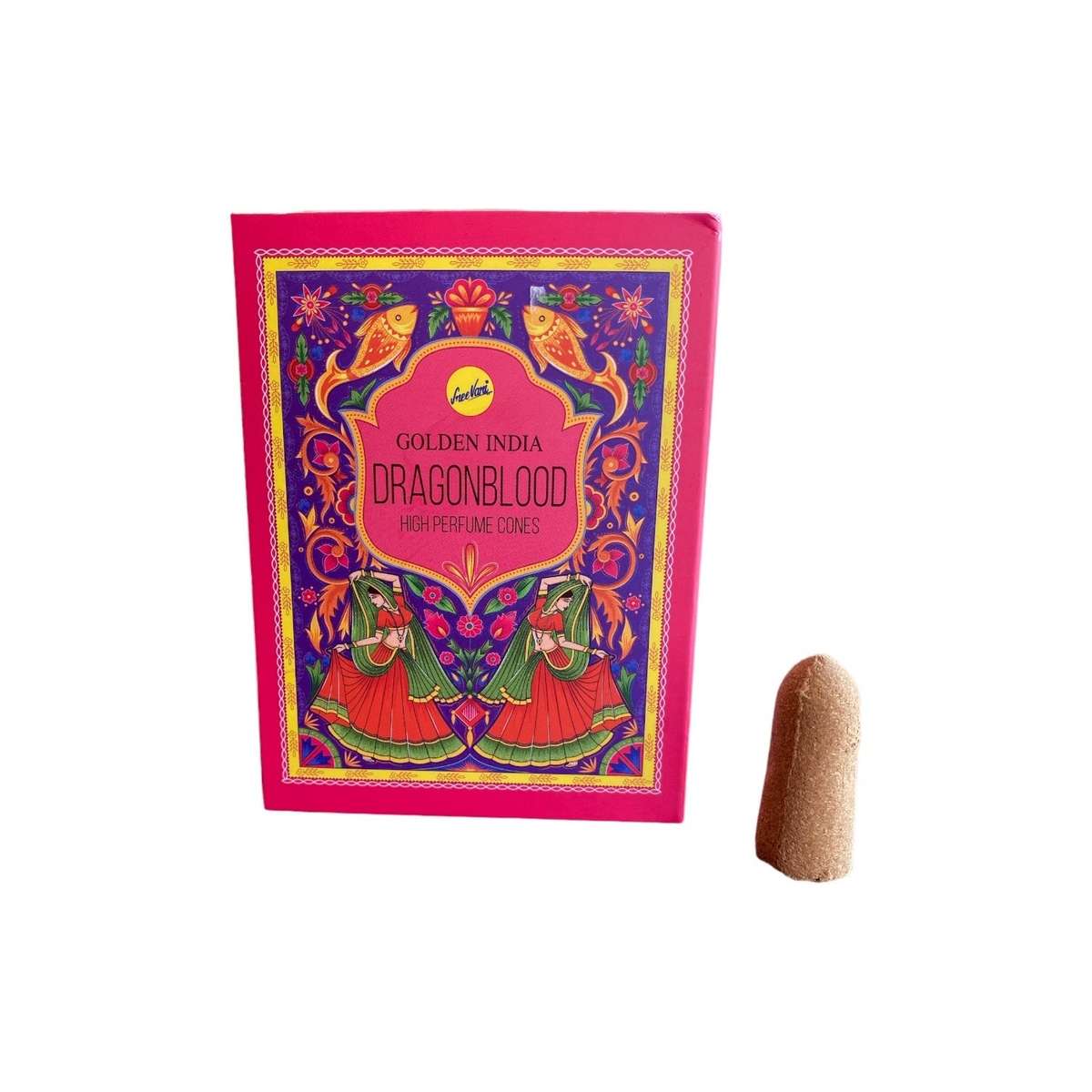 Golden India Incense Cones - Assorted - Backflow Incense