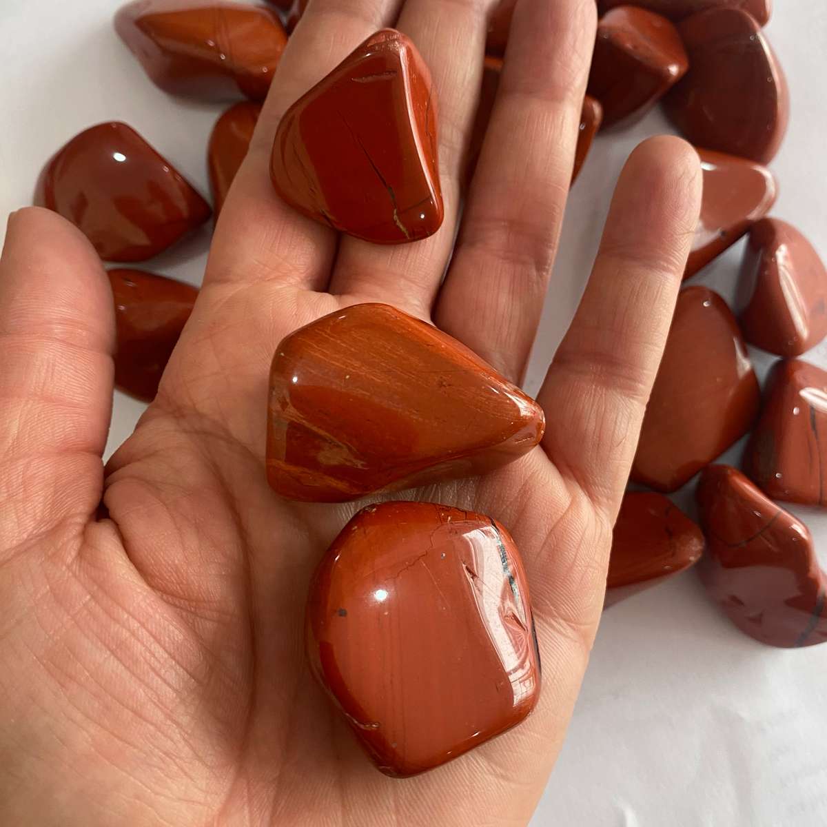 Red Jasper Tumble Stone