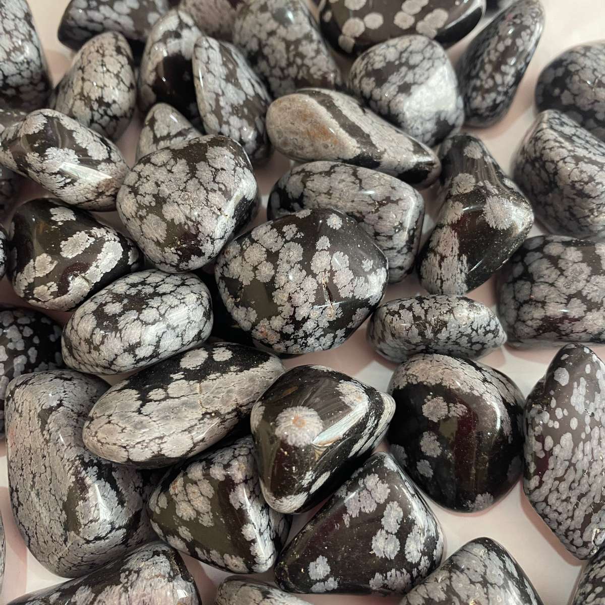 Snowflake Obsidian Tumble