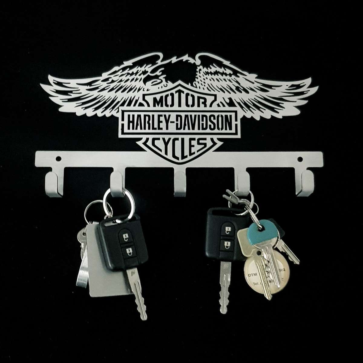 Harley Davidson Design - 5 Hook Key Hook