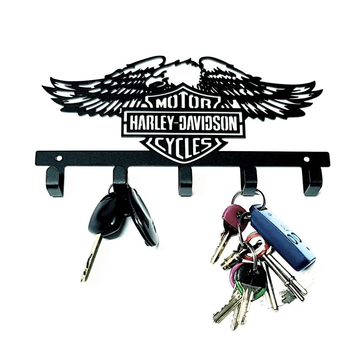 Harley Davidson Design - 5 Hook Key Hook