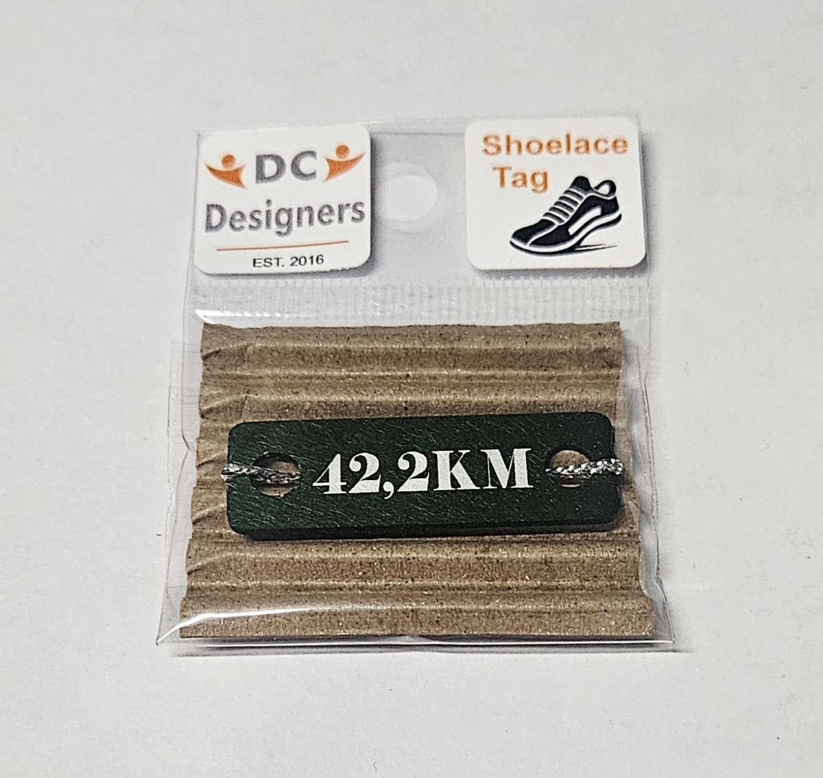 42.2 KM Individual Shoelace Tag