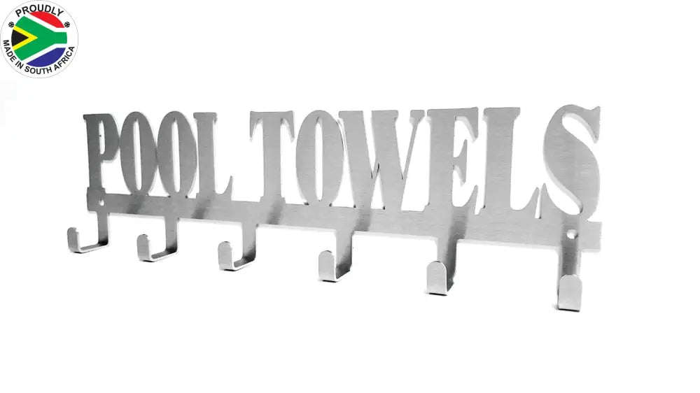 Pool Towels 6 hook towel hanger Small or Large
