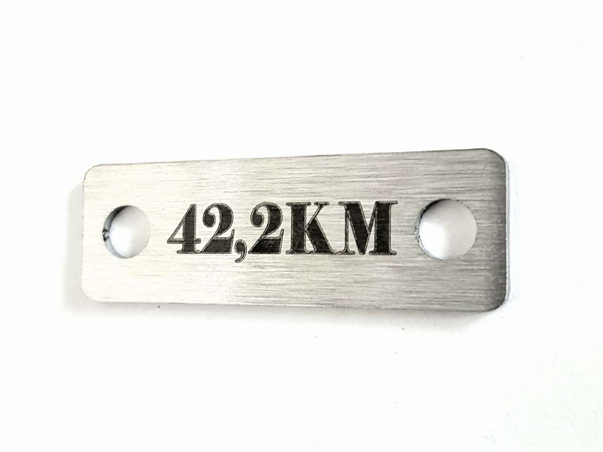42.2 KM Individual Shoelace Tag