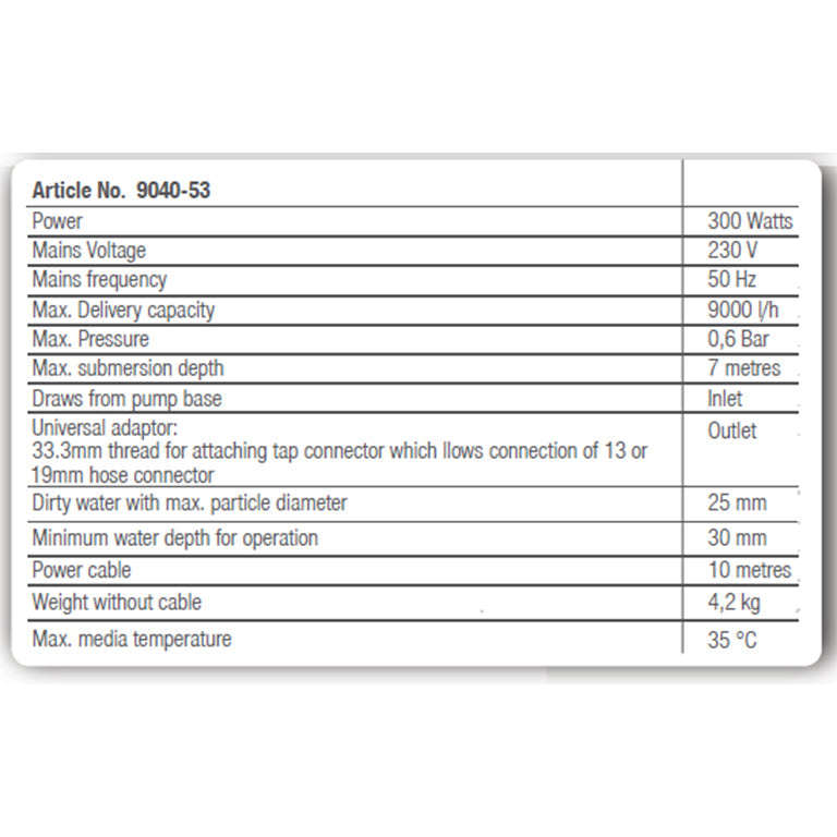 GARDENA Dirty Water Submersible Pump