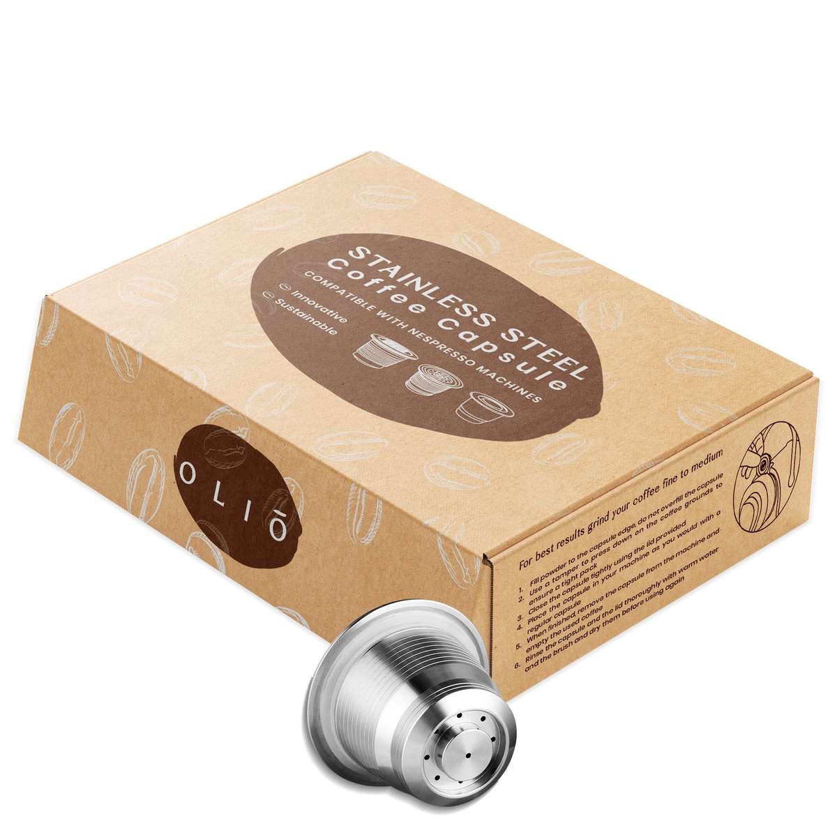 Stainless Steel Nespresso Capsule