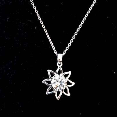 1.80ct White CZ Solitaire Gold Stainless Steel Ring. Size 7