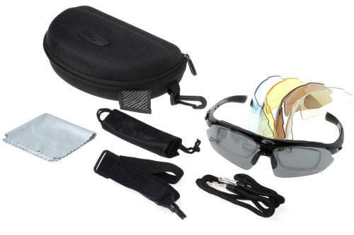 Polarize Sports Cycling Sunglasses with 5 Interchangeable Lenses