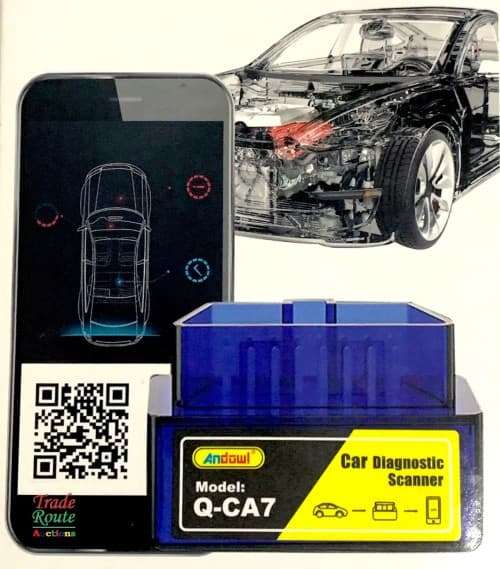 OBDII Bluetooth Car Auto Diagnostic Scanner & Adapter