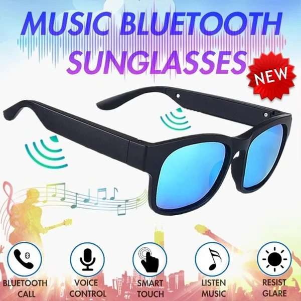 Bluetooth 5.3 Smart Sunglasses Wireless Headset Anti-Strong Light Anti-Polarized Sunglasses