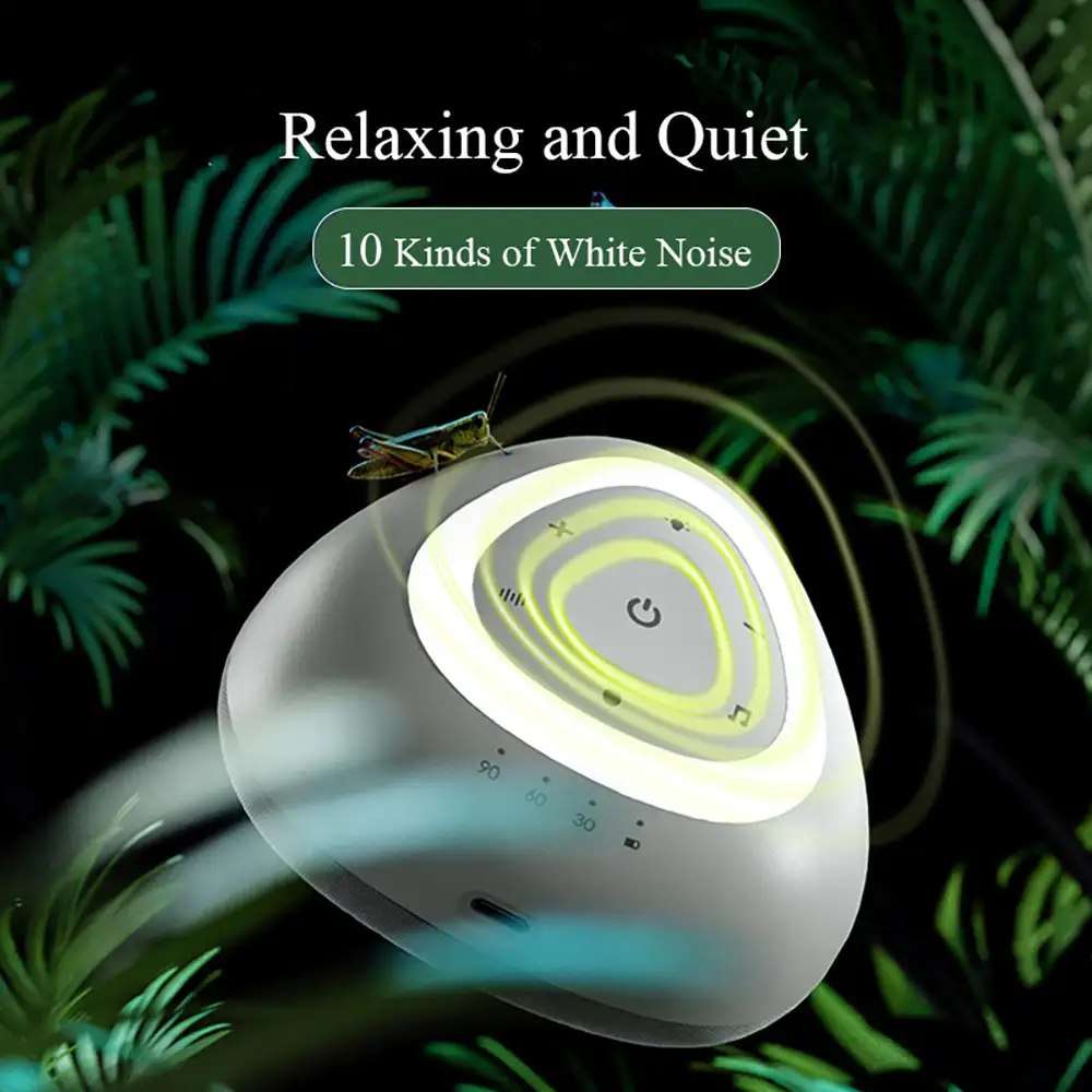 Baby Bluetooth White Noise Machine with LED Night Light