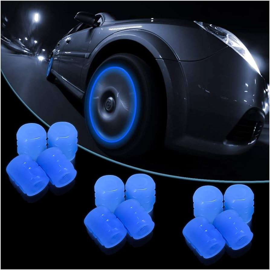 Luminous Glow-in-the-Dark Tyre Valve Cap