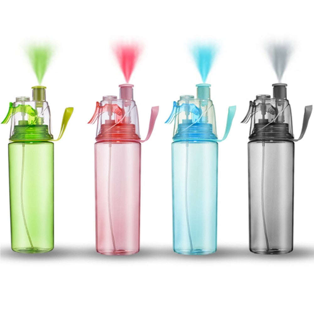 2-in-1 Water Bottle: Drink & Mist Spray