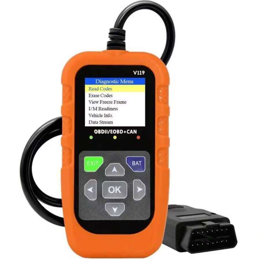 OBD II Car Fault Detector Code Reader OBD2 Scanner Diagnostic Tool V119