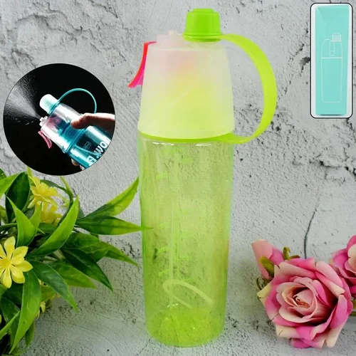 2-in-1 Water Bottle: Drink & Mist Spray