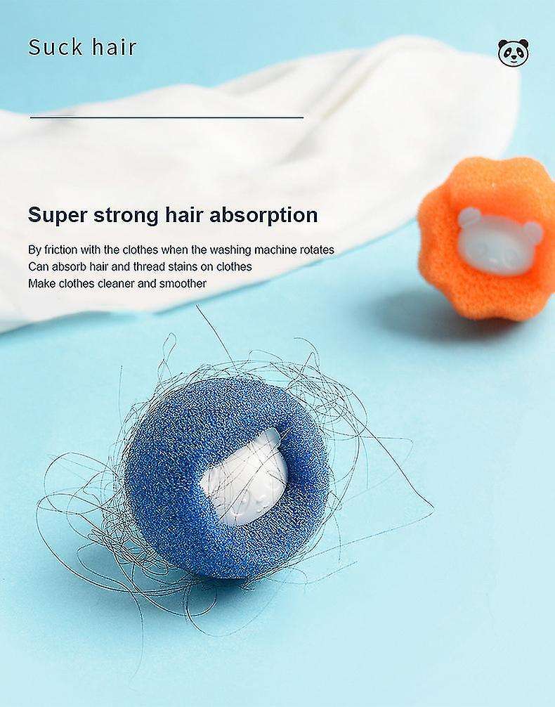 2 Piece Washing Machine Reusable Hair Catcher / Cleaning Balls