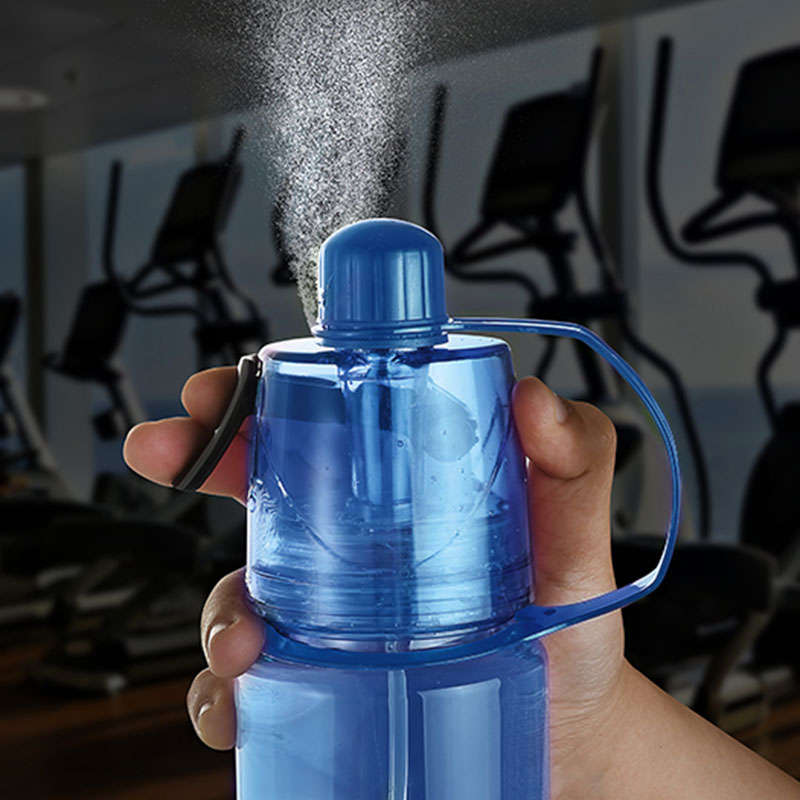 2-in-1 Water Bottle: Drink & Mist Spray