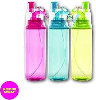 2-in-1 Water Bottle: Drink & Mist Spray