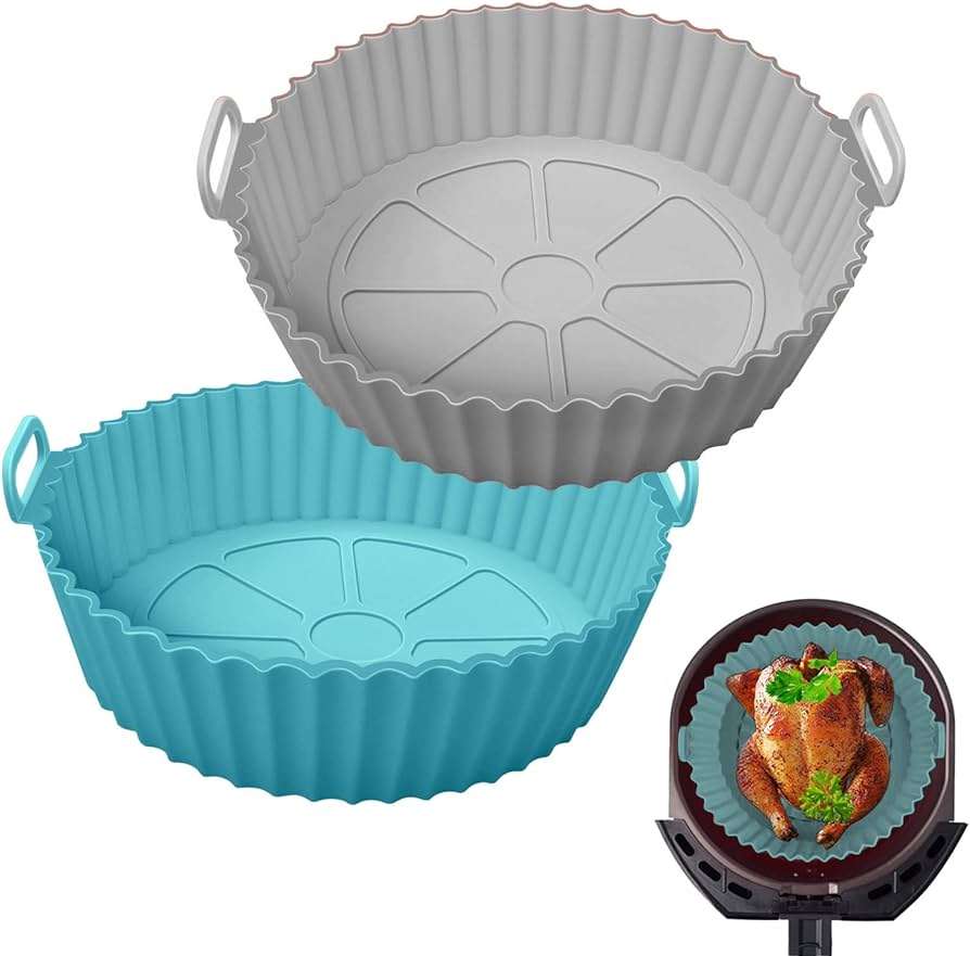 Non-Stick Reusable Silicone Air Fryer Liner Mat